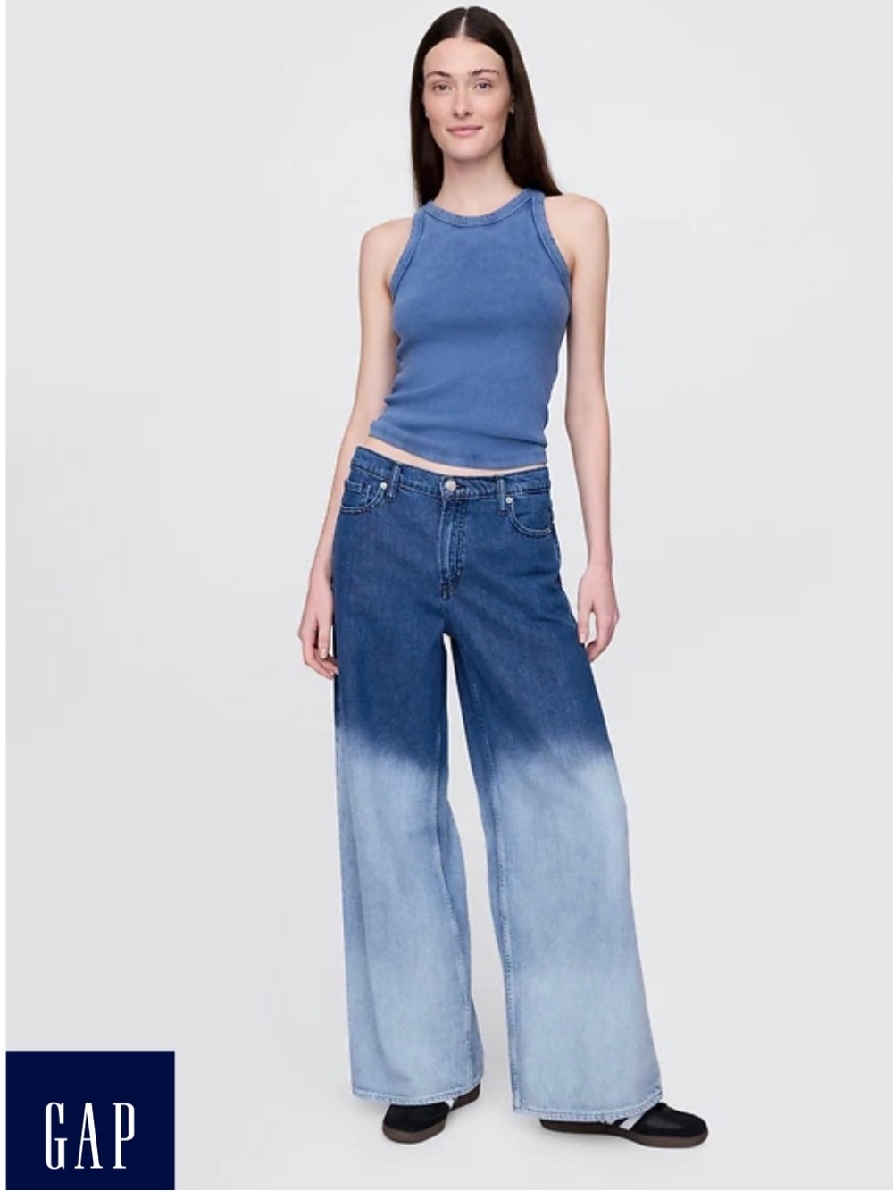 Gap Mid Rise UltraSoft Baggy Jeans